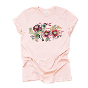 Beautiful Red Sunflowers T-Shirt