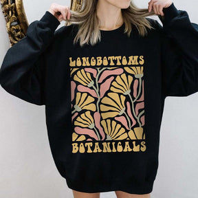 Boho Floral Longbottoms Botanicals Sweatshirt