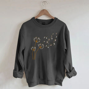 Dandelion Corgi Flower Sweatshirt