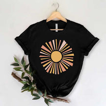 Sunshine Pattern Summer Vacay T-Shirt