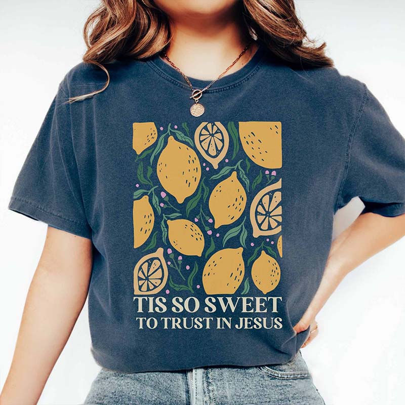 Trust in Jesus  Vintage Lemon T-Shirt