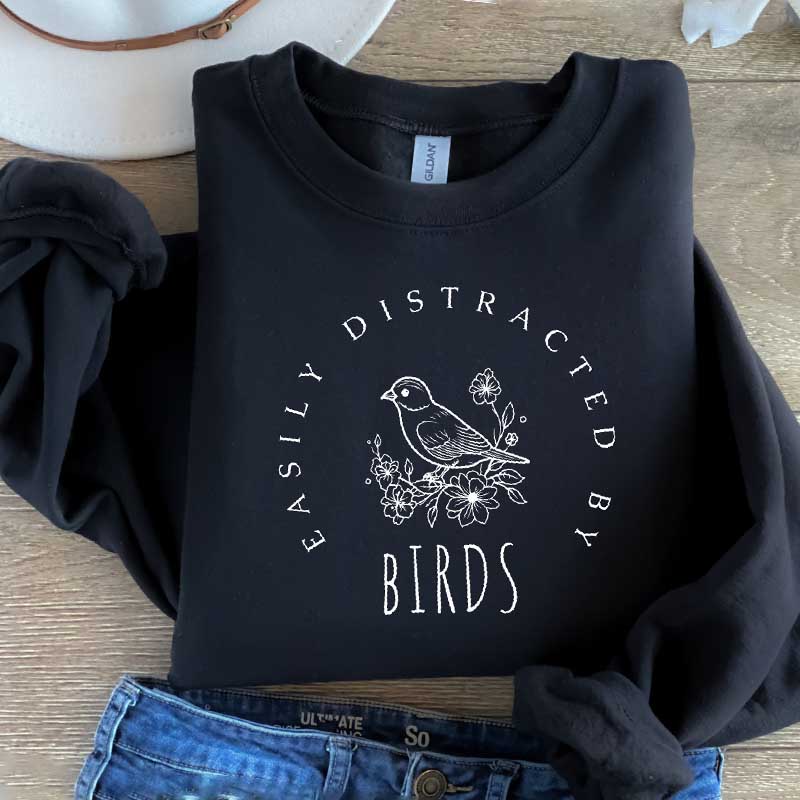 Distracted By Birds National Sweatshirt