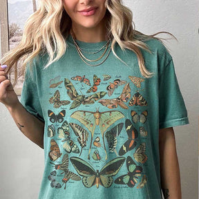 Vintage Butterfly And Moth Aesthetic T-Shirt