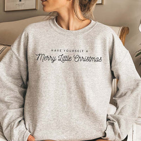 Merry Christmas Minimal Sweatshirt