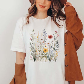 Wild Flower Meadow Nature Lover T-Shirt