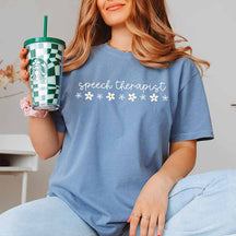 Speech Pathologist Cute Flowers T-Shirt