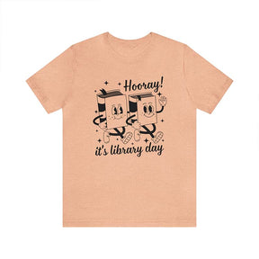 Hooray It's Library Day T-Shirt