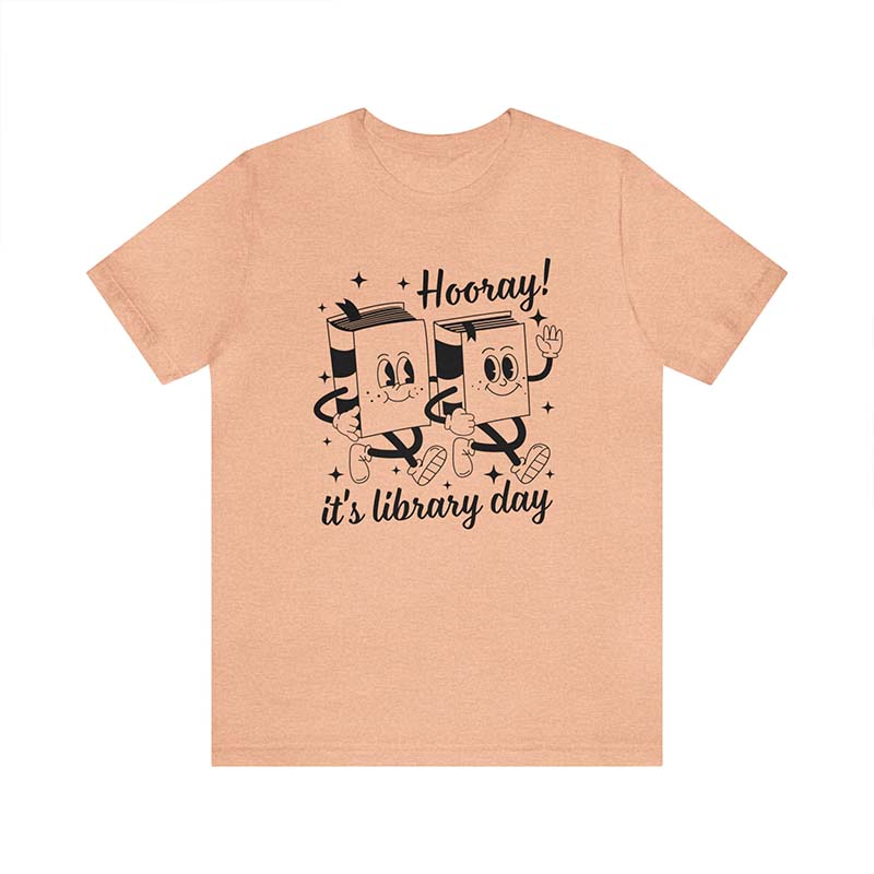 Hooray It's Library Day T-Shirt