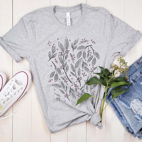 Vintage Floral Botanical Spring T-Shirt