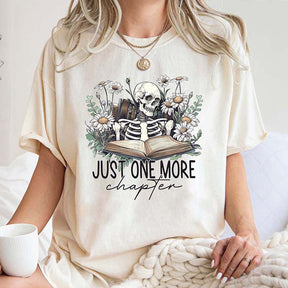 Just One More Chapter Bookish Librarian T-Shirt