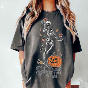 Its The Most Wondrful Time Skeleton T-Shirt