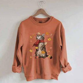 Cats Autumn Fall Sweatshirt