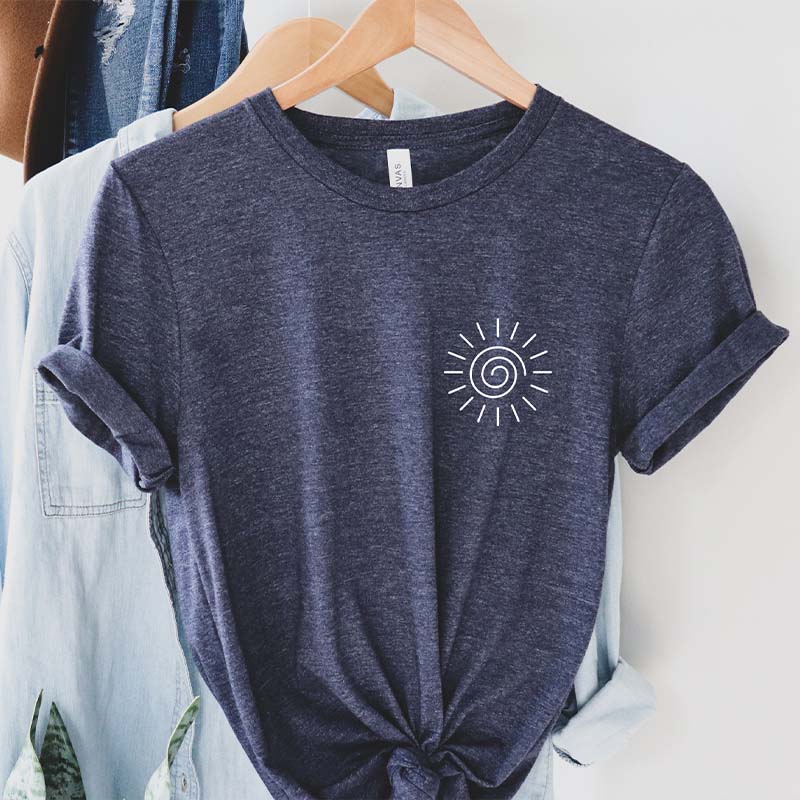 Minimal Sun Summer Vacation T-Shirt