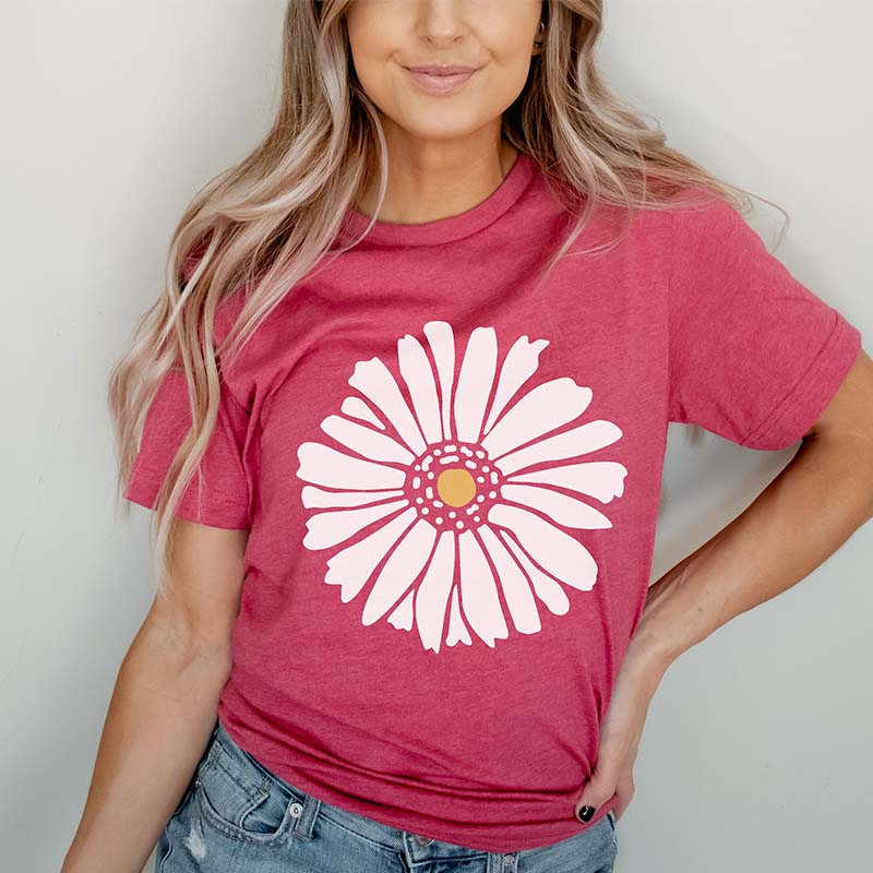 White Flower Summer and Spring T-Shirt