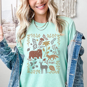 Wild Animal Botanical T-Shirt