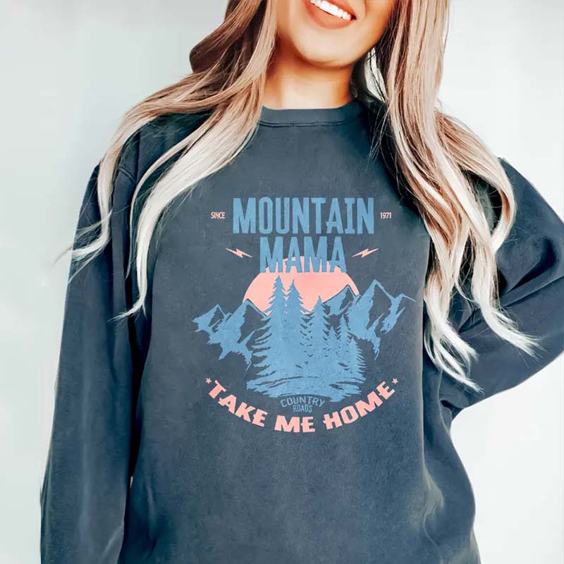 Vintage Mountain Mama Sweatshirt