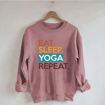 Eat Sleep Yoga Repeat Sweatshirt