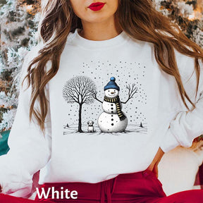 Christmas Snowman Winter Dog Sweatshirt