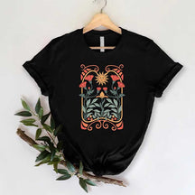 Mystical Sun Floral Celestia Bohemian T-Shirt