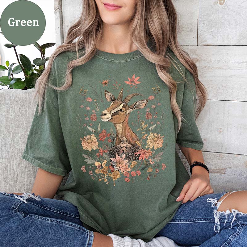 Cute Goat Shirt Farm Animal T-Shirt