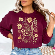 Gift for Women's Wildflower Sweatshirt