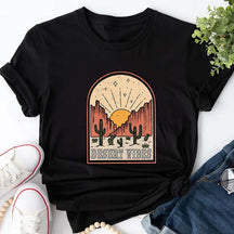 Retro Desert Vibes Nature Outdoors T-Shirt