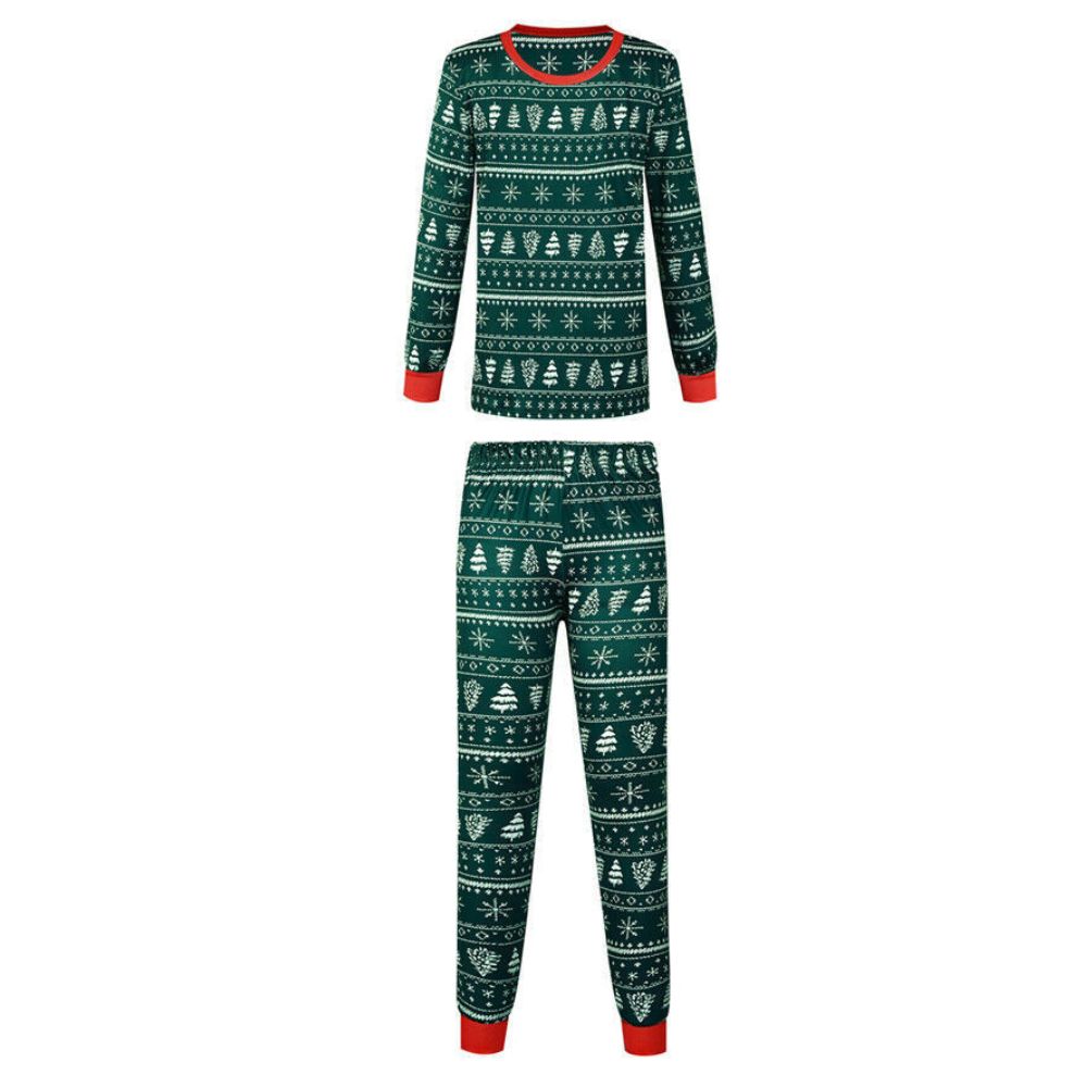 Family Matching Patterned Pajamas Sets