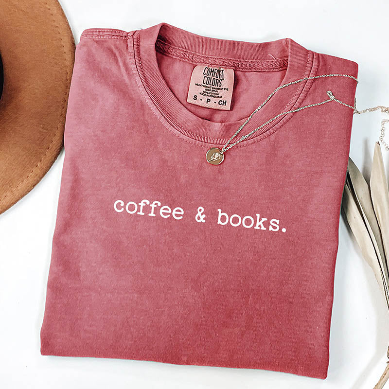 Coffee And Books Lover T-Shirt