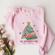 All Booked For Christmas Sweatshirt