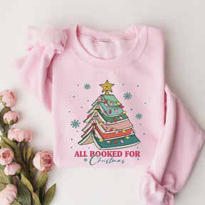 All Booked For Christmas Sweatshirt