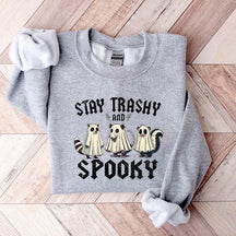 Raccoon Stay Trashy and Spooky Sweatshirt