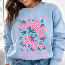 Faith Based Bible Verse Strawberry Sweatshirt