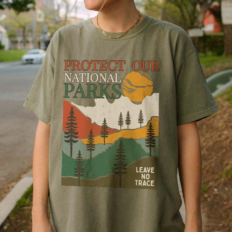 Leave No Trace Earth Day Parks T-Shirt