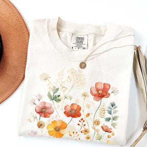 Aesthetic Colorful Wild Flower T-Shirt