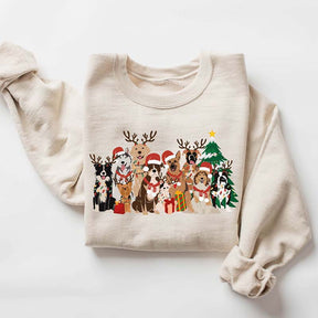 Cute Christmas Dogs Sweatshirt