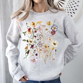 Meadow Pressed Flower Sweatshirt