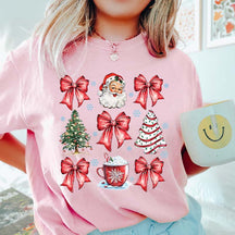 Christmas Coquette Bow T-Shirt