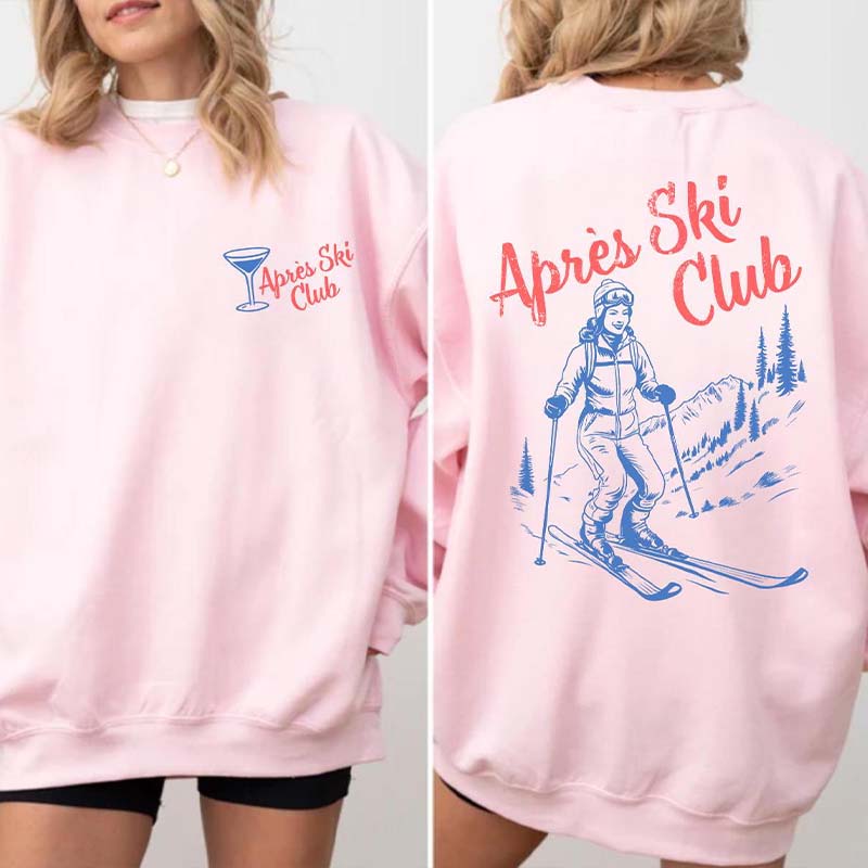 Retro Apres Ski Warm Winter Sweatshirt