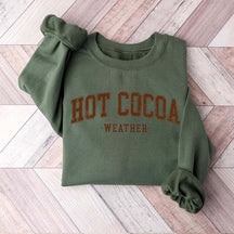 Hot Cocoa Cute Holiday Season Sweatshirt