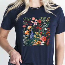 Wildflowers Plant Mom Cottagecore T-Shirt