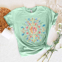 Mandala Floral The Zen Seeker T-Shirt