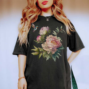 Peonies Gardening Floral T-Shirt