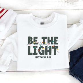 Be The Light Christmas Sweatshirt