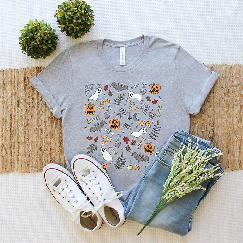 Halloween Doodles Spooky T-Shirt