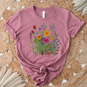 Wildflower Spring Floral Gift T-Shirt