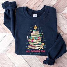 All Booked For Christmas Sweatshirt