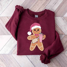 Cute Gingerbread Cookie Drink Sweatshirt