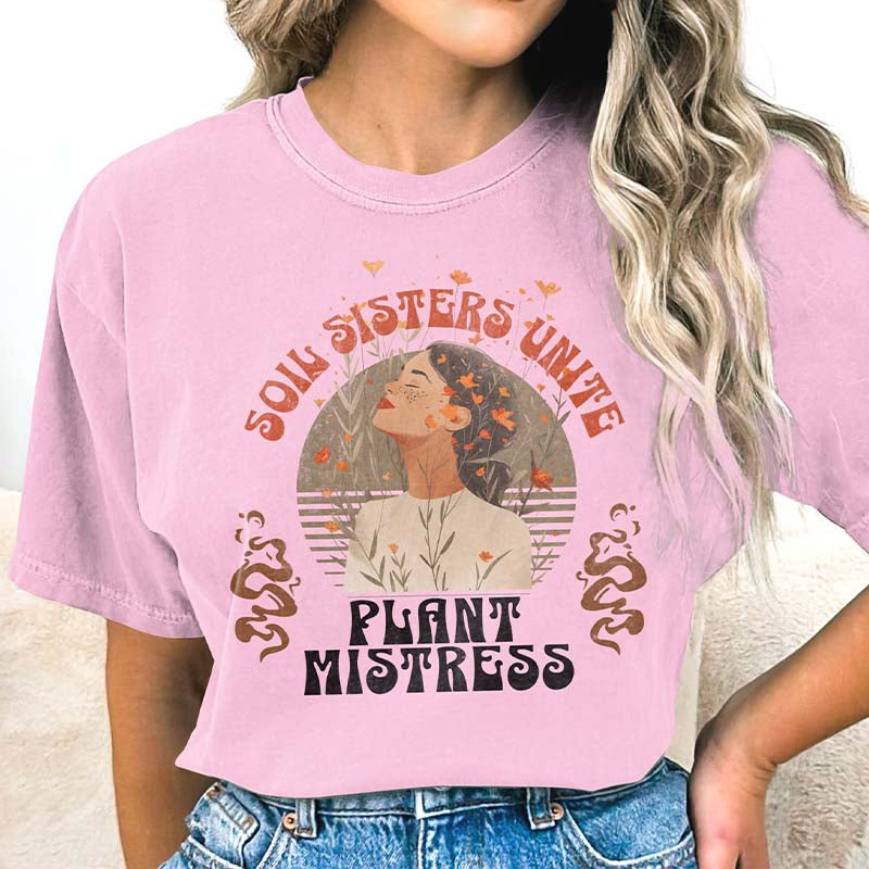 Plant Mistress Botany Floral Graphic T-Shirt