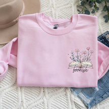 Bookish Floral Booktroverts Sweatshirt