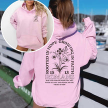 Rooted In Hope Growing In Faith Hoodie